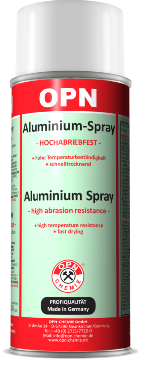 OPN-Aluminium Spray - HIGH ABRASION RESISTANCE