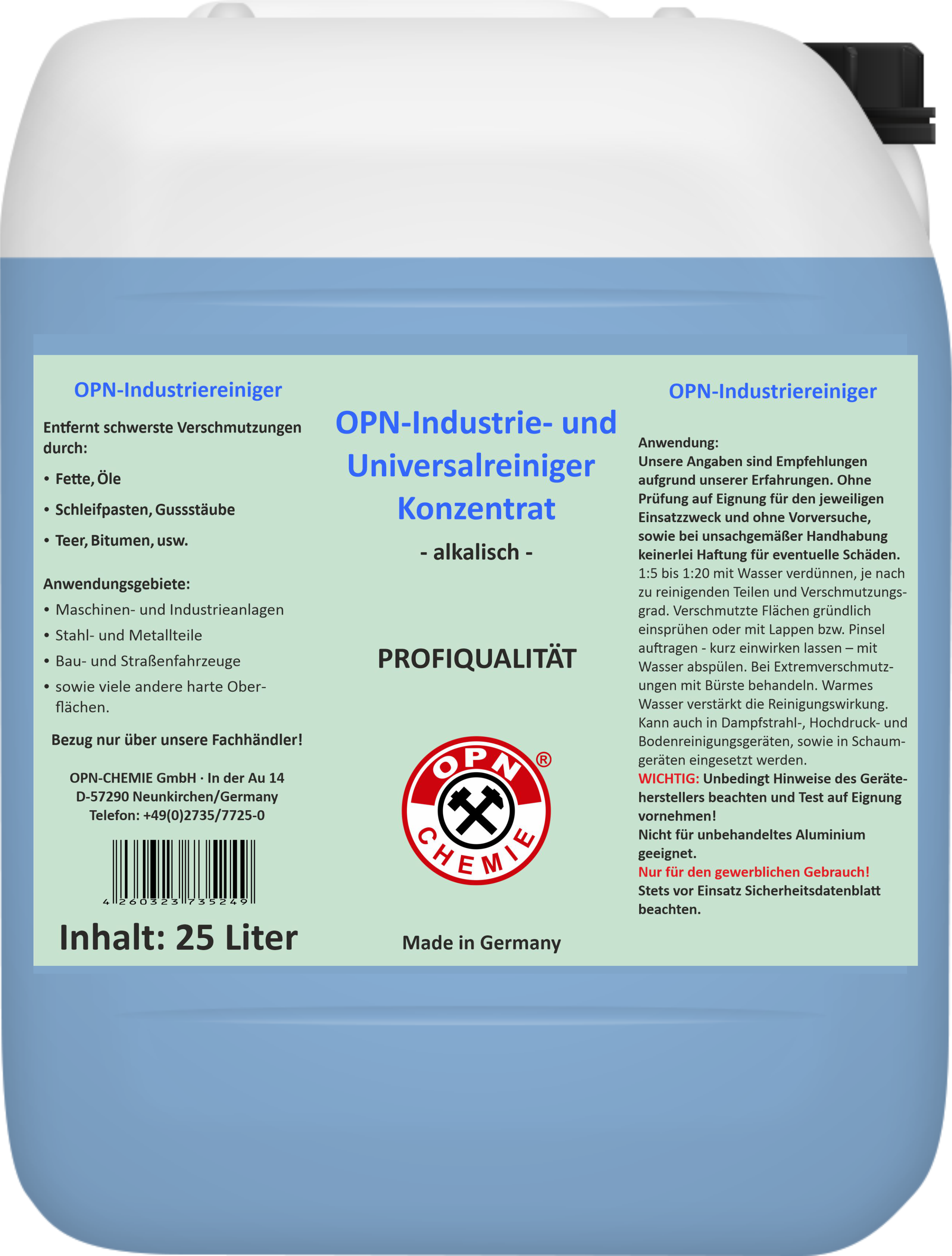 OPN-Car Shampoo Concentrate Wash Me - OPN-CHEMIE GMBH