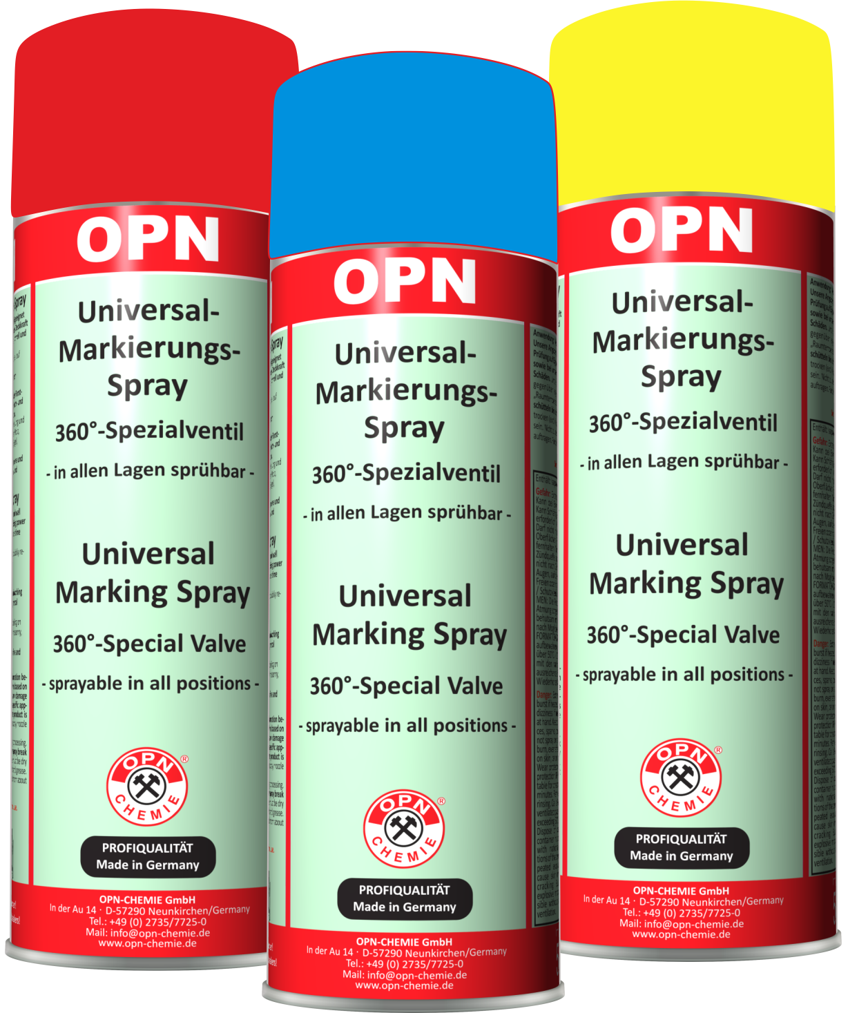 OPN-Universal Marking Spray Normal- Luminous-colors - OPN-CHEMIE GMBH
